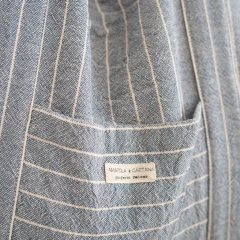 Bolso playero rayado