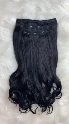 KIT 3 telas preto ondulado #01 65cm fibra de colágeno - tic tac - comprar online