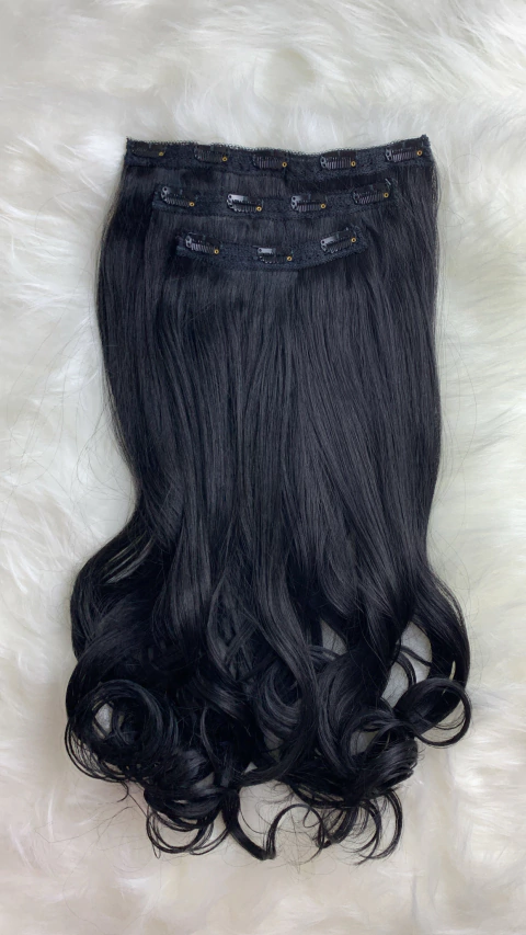 KIT 3 telas preto ondulado #01 65cm fibra de colágeno - tic tac - comprar online