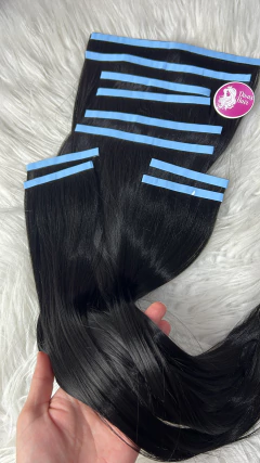 Tela fibra de colágeno preto LISO (colocação fixa) - comprar online