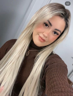 Imagem do Tela fibra de colágeno 75cm - loiro claríssimo liso - (colocação fixa)