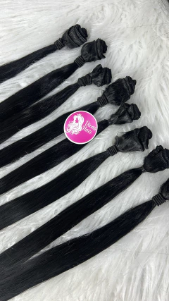 Tela fibra de colágeno preto LISO (colocação fixa) na internet