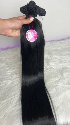 Tela fibra de colágeno preto LISO (colocação fixa) - comprar online