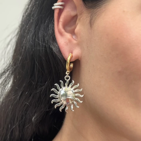 Brinco Argola Mix de Banhos Sou Sol - comprar online