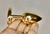 Plug Dourado de Coração tam P - comprar online