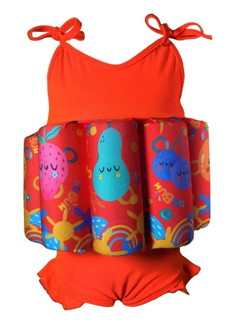 Roupa Flutuante - Bóia Infantil - Salada de Fruta - Alcinha