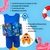 Roupa Flutuante - Bóia Infantil - Monstrinho Azul Marinho - Manga longa - Titibum | Moda infantil e adulto com Tecnologia Exclusiva, Flutuadores e Proteção UV para todas as idades