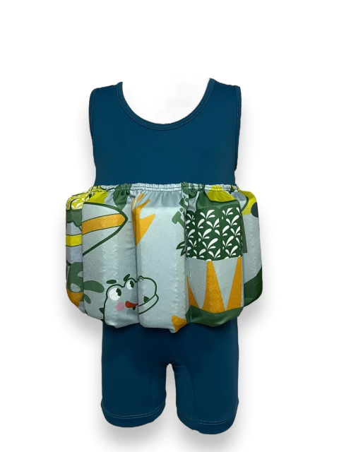 Roupa Flutuante - Bóia Infantil - Jacarezão - Camiseta