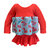 Roupa Flutuante - Bóia Infantil - Melancia Coral - Manga Longa - Item Promocional