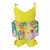 Roupa Flutuante - Bóia Infantil - Tropical Amarelo - Alcinha