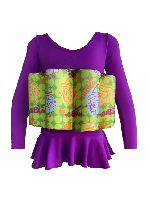 Roupa Flutuante - Bóia Infantil - Bruxinha - Manga Longa