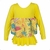 Roupa Flutuante - Bóia Infantil - Tropical Amarelo - Manga Longa