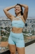 Short com bolso Blue Ice (Azul) - comprar online
