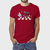 Camiseta Masculina de Algodão The Ducks Premium Vinho Atacado