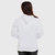 Moletom Canguru Feminino Branco Liso Atacado