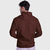 Moletom Canguru Masculino Marrom Liso Atacado