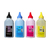 Combo polvo toner POSAM COLOR Negro + Cian + Magenta + Amarillo 1kg