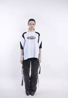 REMERA BOXY FIT RECHARGE BLANCA - comprar online