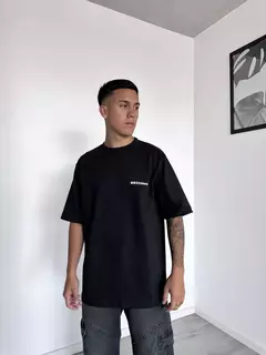 REMERA OVER BLANK NEGRA - comprar online