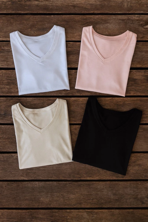 pack de remeras de algodon