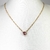 COLAR SINGAPURA QUARZO ROSA 10MM - 18K