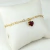 PULSEIRAS CORAÇÃO RUBI 18K