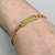 PULSEIRA FOCO,FORÇA, FÉ 18K