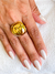 ANEL MARTELADO ORGÂNICO 18K