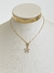 COLAR FLOR ZIRCONIA 18K