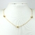 COLAR ESFERAS LISAS 18K