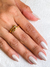 ANEL PREGO CRAVEJADO COM MICRO ZIRCÔNIA INSP. CARTIE 18K