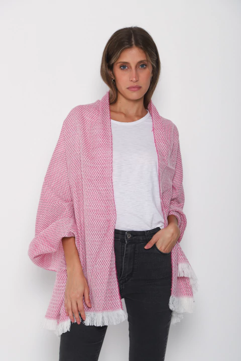 PASHMINA ACRILICO FRIZADO DIBUJO en internet