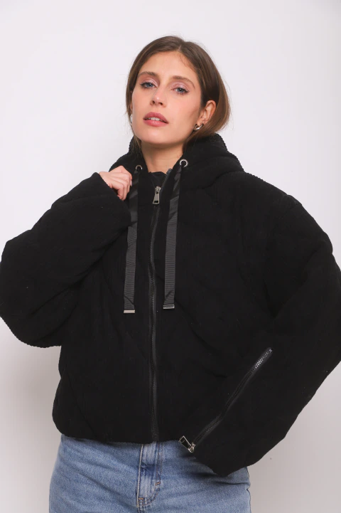 CAMPERA - LATIKA NEGRO - comprar online