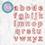 Set Letras minúsculas "Roundy"