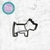 Perro schnauzer cortador - comprar online