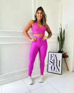 Conjunto Calça Poliamida Encorpado zero transparência