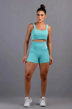 Conjunto Canelado - Arco-íris Moda Fitness