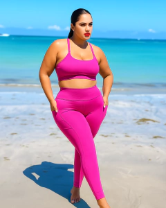 Conjunto PowerFit Plus - Arco-íris Moda Fitness