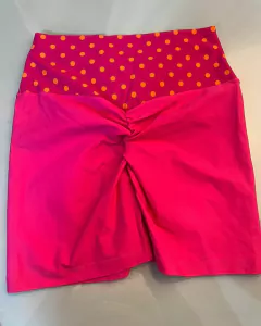 Short Bolinha empina bumbum - Arco-íris Moda Fitness