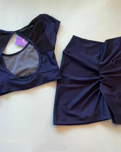 Conjunto short Poliamida encorpado zero transparência na internet