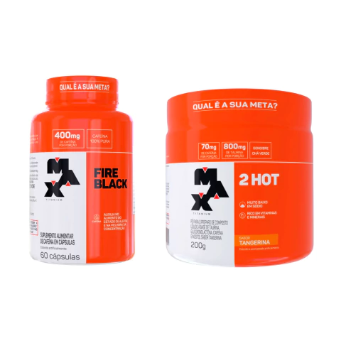 Fire Black + 2HOT Max Titanium - comprar online
