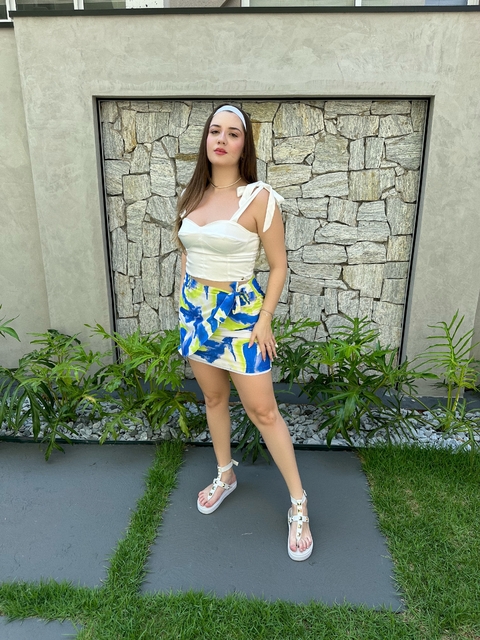 Saia Heloisa - Estampada