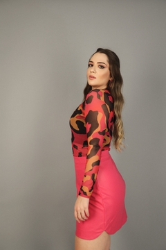 Blusa Bia Estampada na internet