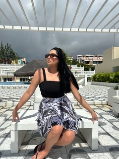 Saia Sabrina P&B - comprar online