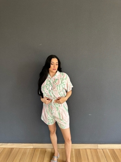 Blusa Marina Estampada - PpBlue