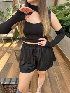Cropped Mia - Preto - comprar online