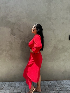 Cropped Flavia - Vermelho - comprar online