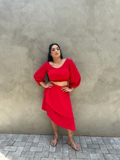 Cropped Flavia - Vermelho - loja online