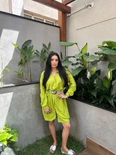 Chemise Andrea - Verde Lima na internet