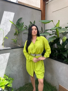 Chemise Andrea - Verde Lima - PpBlue